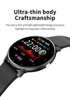 LIGE Wasserdichte Smartwatch für Damen, Echtzeit-Wettervorhersage, Herren-Uhren, Sport-Damen-Smartwatch für Damen, Android, iOS