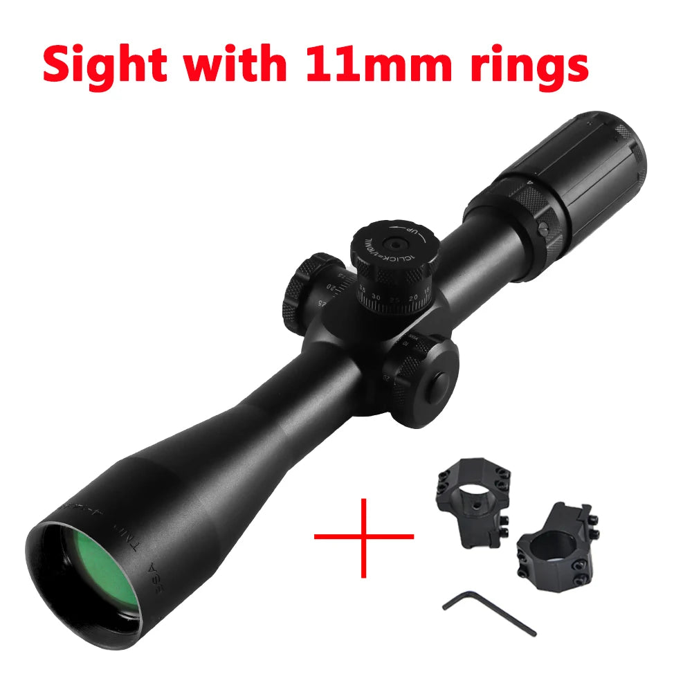 BSA Optics TMD 4-14X44 FFP Jagdzielfernrohr, Absehen in erster Bildebene, taktisches Glasgravur-Absehen, optische Visiere