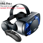 Virtual Reality VR Brille IMAX Riesiger Bildschirm HD 3D Brille Google Cardboard Box VR Headset Helm für 5-7" Telefon, unterstützt Gamepad