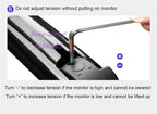 Desktop NB F160 + FP-2 Gas Spring Dual Arm for 17"-27" Monitor Holder + 10"-17" Laptop Support Air Press Mount Stand Load 2-9kg