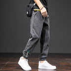 Frühling Sommer Schwarz Blau Cargo Jeans Herren Streetwear Denim Jogger Hosen Herren Baggy Harem Jean Hosen Übergröße