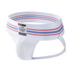 JOCKMAIL sexy Herren Unterwäsche Jockstrap Homme Herren Jockstrap Unterwäsche Herren String Jockstrap Gay Jockstrap Baumwolle Atmungsaktiv weiß