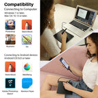 HUION HS64 Grafiktablett 6 Zoll Zeichentabletten Digitales Stift-Pad Schreib- und Zeichentafel 8192 Stifte für Android Windows Mac Laptop