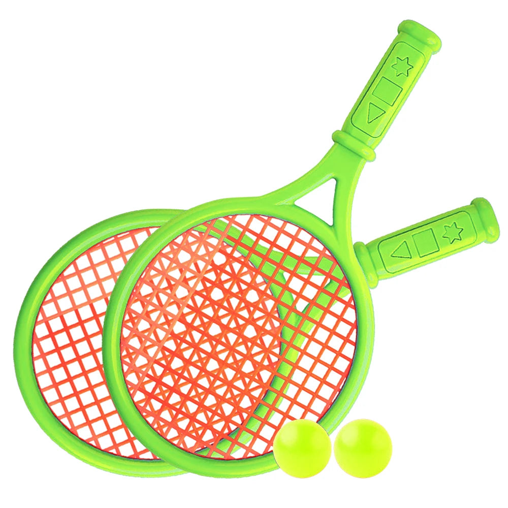 Kinder Tennisschläger Set Kinder Lustiges Tennis mit Bällen für Haus Garten Strand Outdoor Schultraining Sport 2020 Neu