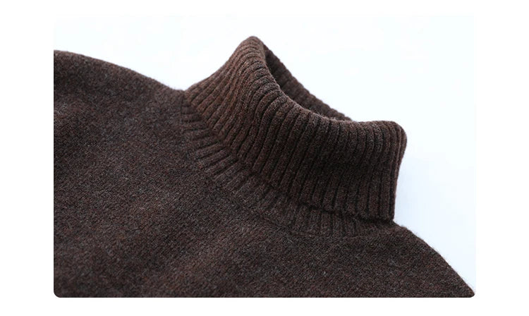 CHIC VEN Koreanischer Damen Pullover Lockerer Rollkragenpullover Warme Einfarbige Pullover Strickwaren Basic Female Tops Herbst Winter 2022