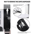 Einfach-/Doppel-/Dreifach-Seifenspender 350ml zur Wandmontage, Duschbad-Shampoo-Spender, Flüssigseifenbehälter, Bad-Accessoires