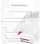 Automatic High Speed Hand Dryer Infared Sensor Activated Household Hotel Commercial  Surface Mounted Noise Reduction Thermoset