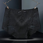 7 Stück Baumwoll-Damenunterwäsche, Spitze, transparente Höschen, bequeme, antibakterielle Übergrößen-Hosen, weibliche sexy Dessous
