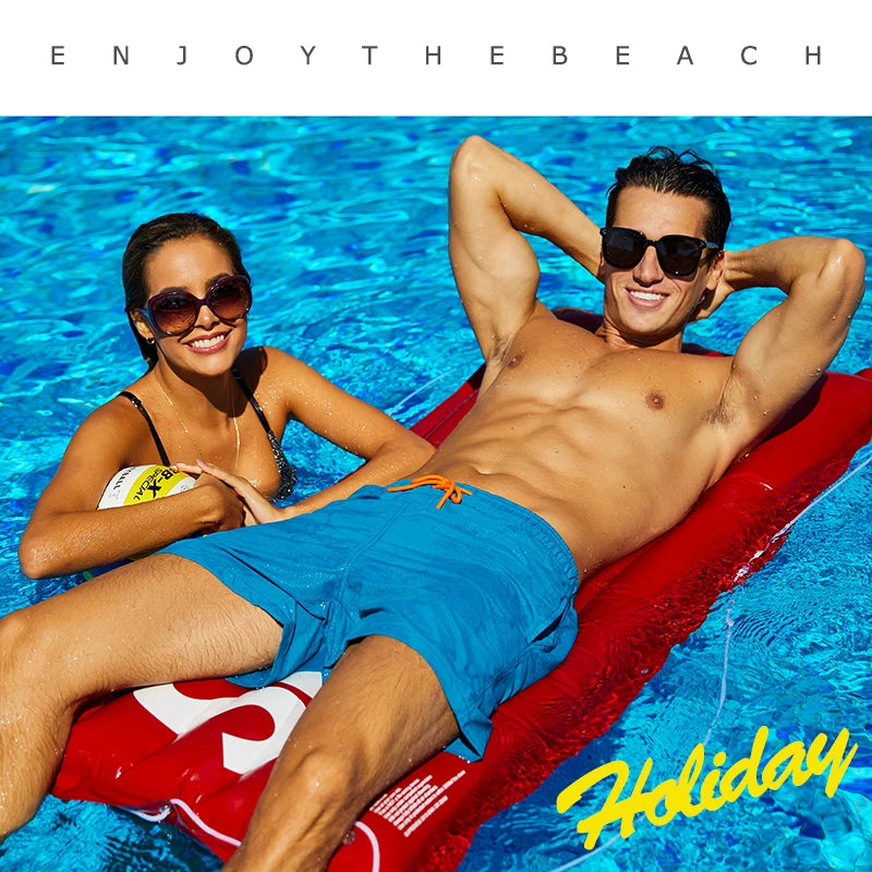 ESCATCH Herren Badehose Schwimmshorts Badeshorts Strandshorts Boardshorts Schwimmhose Badesuits Herren Laufshorts Sportshorts Surfshorts