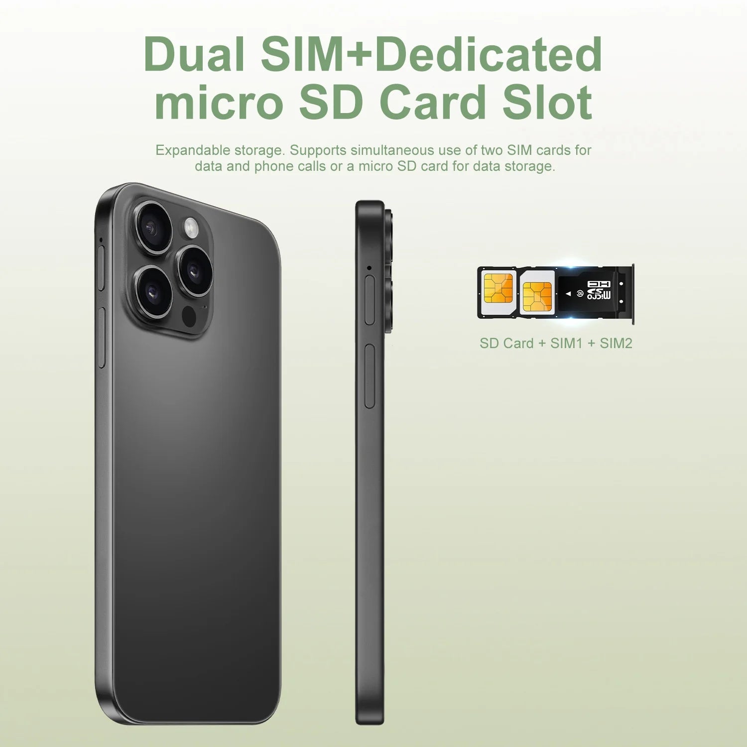Neues I16 Pro Max grenzüberschreitendes exklusives 5G-Telefon, 7,3-Zoll-Bildschirm, Android 15.0, Dual-SIM, Auslandsversion, Direktvertriebsquelle