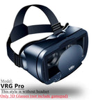 Virtual Reality VR Brille IMAX Riesiger Bildschirm HD 3D Brille Google Cardboard Box VR Headset Helm für 5-7" Telefon, unterstützt Gamepad