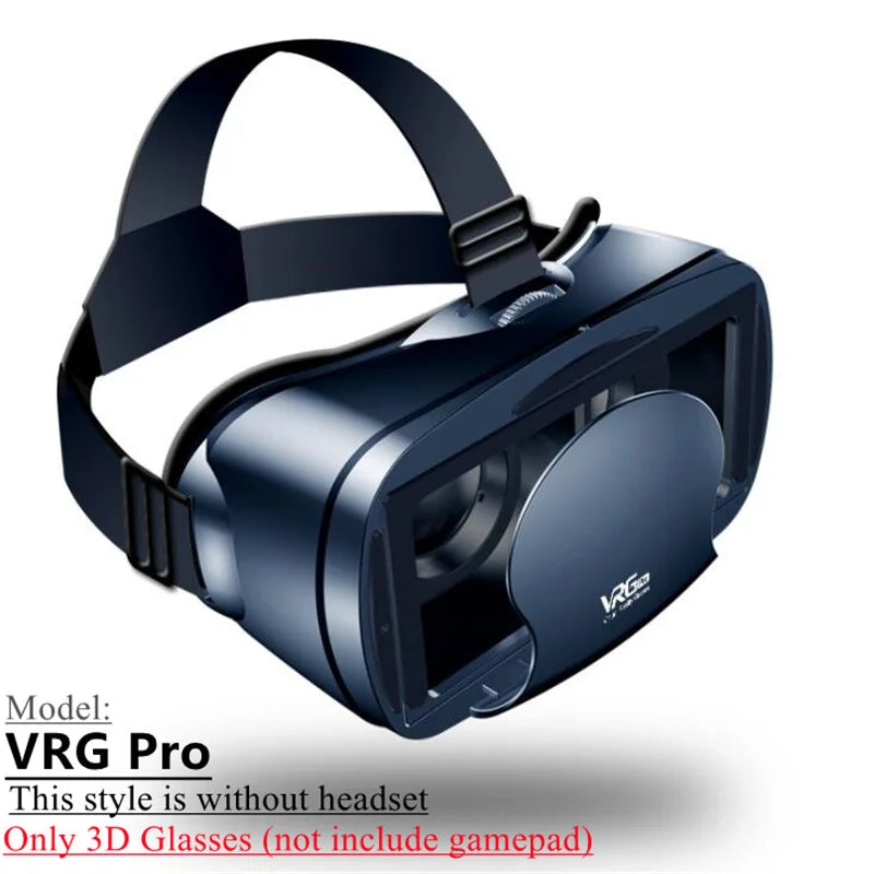 Virtual Reality VR Brille IMAX Riesiger Bildschirm HD 3D Brille Google Cardboard Box VR Headset Helm für 5-7" Telefon, unterstützt Gamepad