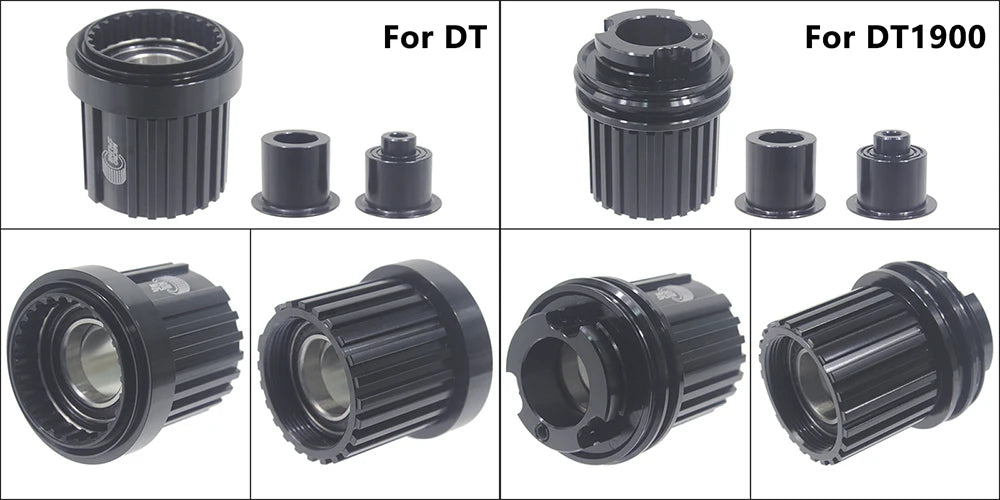 Fahrrad Micro Spline Freilauf MTB Rennrad Naben Konverter Endkappe Adapter 11/12 Fach MS HG DT Nabenkörper Treiber für XD DT240/350