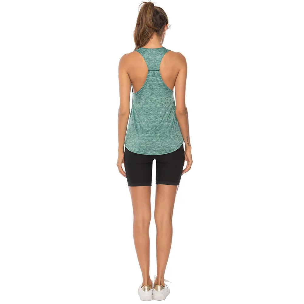 WANAYOU Ärmellose Yoga-Shirts Damen Schnelltrocknendes Running Sport Tank Top Ärmelloses Fitness Gym Workout Top Yoga Weste