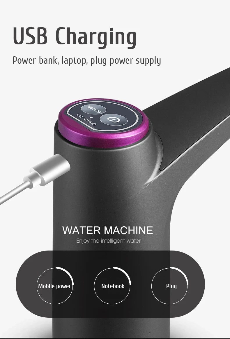 Automatischer elektrischer Wasserspender Intelligente Wasserpumpe Wasser Mini-Fasswasser Elektrische Pumpe Flaschenschalter Behandlungsgeräte