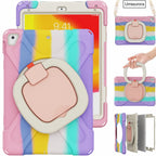 Für iPad 7., 8., 9., 10.2, 10. Generation Air 2 3 4 5 10.9 Mini 6 9.7 Pro 11 12.9 2022 Hülle Rotation Griffständer Kinder Stoßfeste Abdeckung