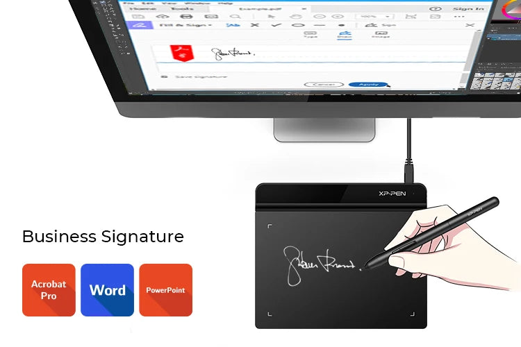 XPPen Star G640 Grafiktablett 6 x 4 Zoll, 8192 Druckstufen, unterstützt Windows, Mac, Digitales Zeichentablett für Zeichnen & OSU-Spiel