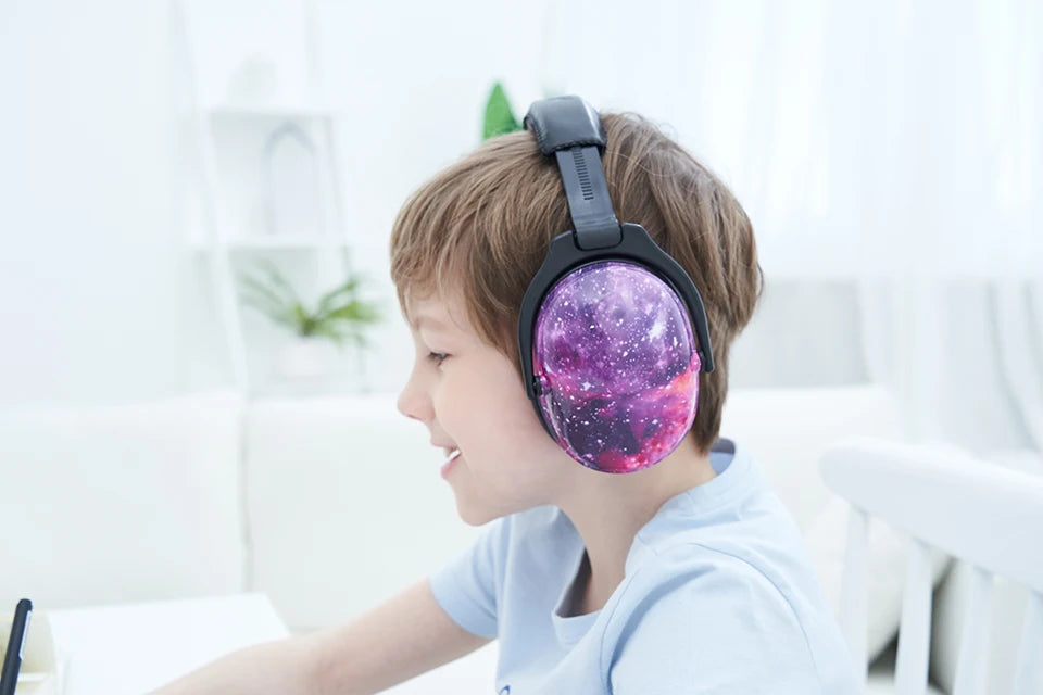 ZOHAN Gehörschutz, passive Kapselgehörschützer, NRR22DB Lärmschutz, Hip-Hop-Sicherheits-Gehörschützer für Kinder Mädchen Jungen