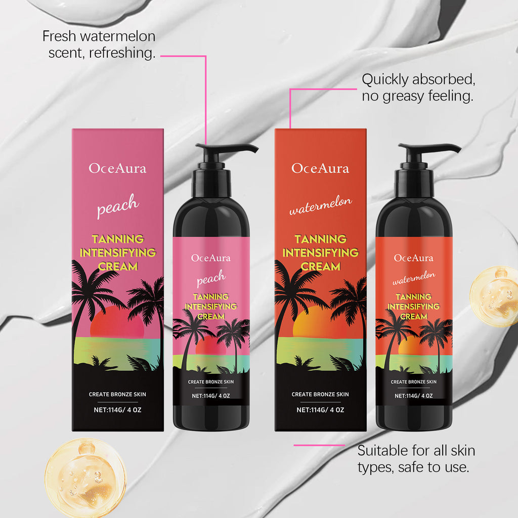 Pfirsich Selbstbräuner Creme Bräunungs-Verstärkung Verdunkelung Selbstbräunung Sonnengeküsster Teint Feuchtigkeitsspendende Wassermelonen Bräunungscreme