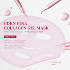 Übernacht-Kollagenmaske Tiefenwirksame Anti-Falten-Maske mit Lachs-DNA PDRN für Glasglatte Haut, Straffung, Verbesserung der Elastizität, Koreanische Hautpflege