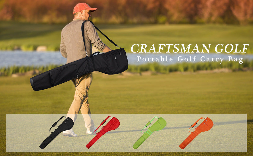 Golf Sonntagstasche Golfschlägertasche Mini-Golftasche Trainings-Übungs-Golftasche Reiseetui faltbar