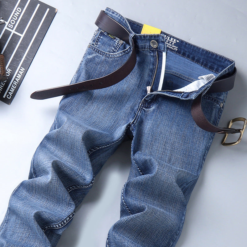 Su Lee Men's Jeans Spring and Summer New Straight Loose Business Elastic Versatile Long Pants Men's Cross-Border Men's Pants Zweitbild