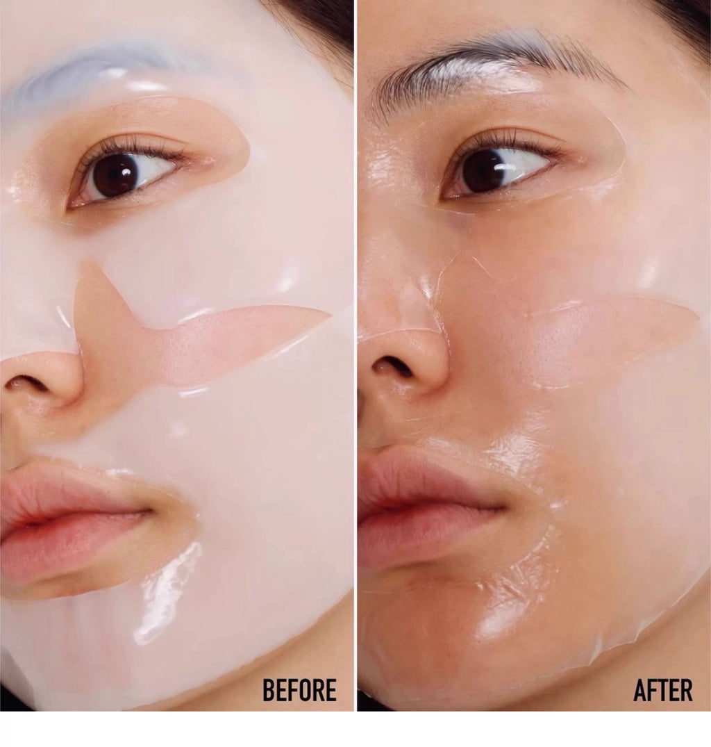 Übernacht-Kollagenmaske Tiefenwirksame Anti-Falten-Maske mit Lachs-DNA PDRN für Glasglatte Haut, Straffung, Verbesserung der Elastizität, Koreanische Hautpflege
