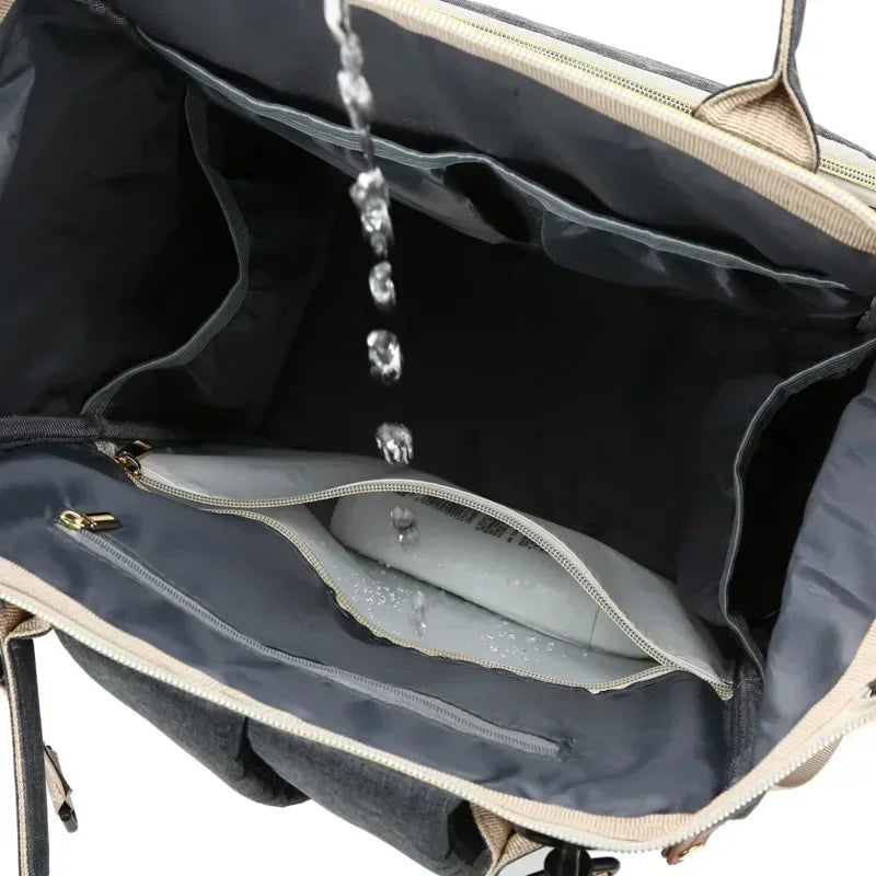 USB Mummy-Bag Windeltasche Babypflege Große Kapazität Mama Rucksack Mummy Mutterschaft Nasstaschen Wasserdichte Baby Schwanger Wickelrucksack