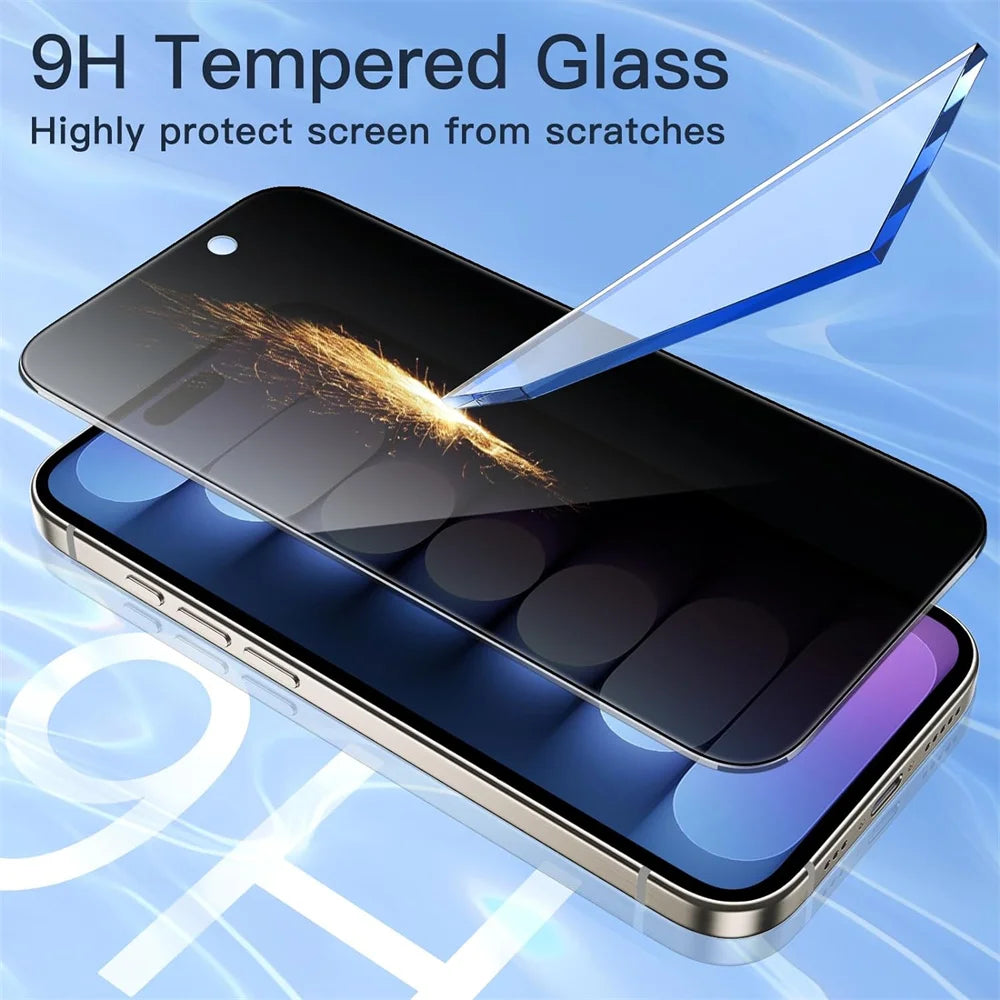 Blickschutzfolie für iPhone 17 Pro Max Anti-Spy Glas für iPhone 16 15 14 13 12 11 Pro Max Blickschutzfolie iPhone 17 Pro