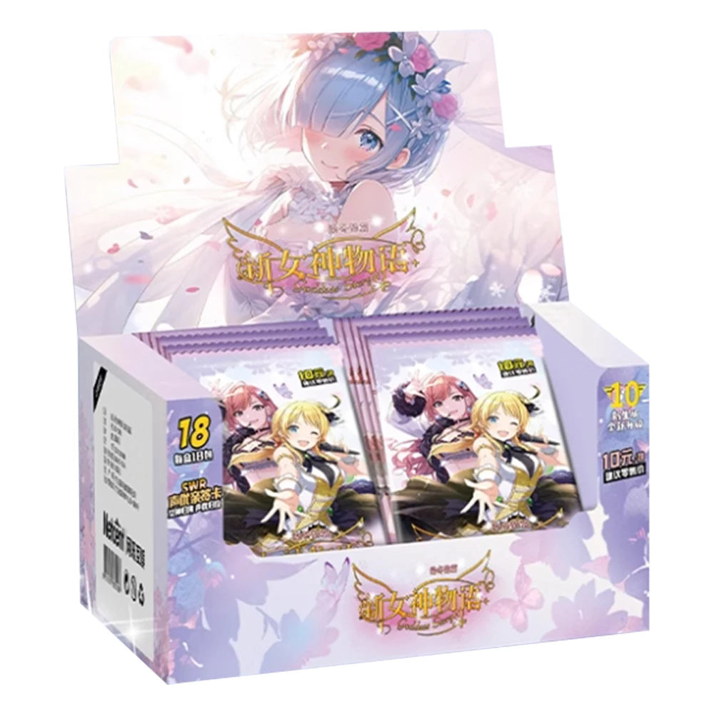 New Goddess Story Card Fufeng Kapitel Bunte Blitzkarte Anime-Charakter-Sammelkartenspiele Spielzeug Kindergeschenke