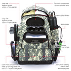 Bassdash Angeltasche Köderrucksack Leicht Taktisch Köderbox Multifunktional