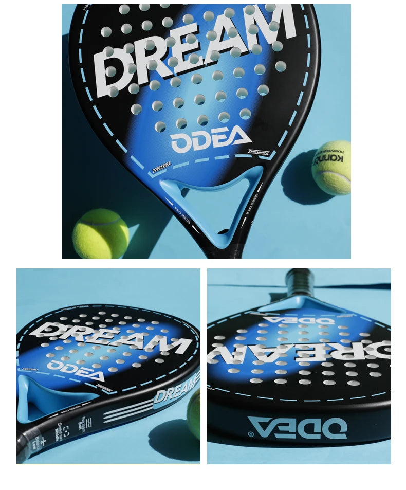 Odea Platte Tischtennis-Schläger Käfig Strand-Paddel Professioneller fortgeschrittener Kohlefaser Sport-Schläger Outdoor Sport-Schläger