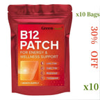 Tägliches B12 Pflaster Transdermal Selbstklebende Natürliche Mischung 30 Stück für 1 Monat Vitamin B12 Pflaster