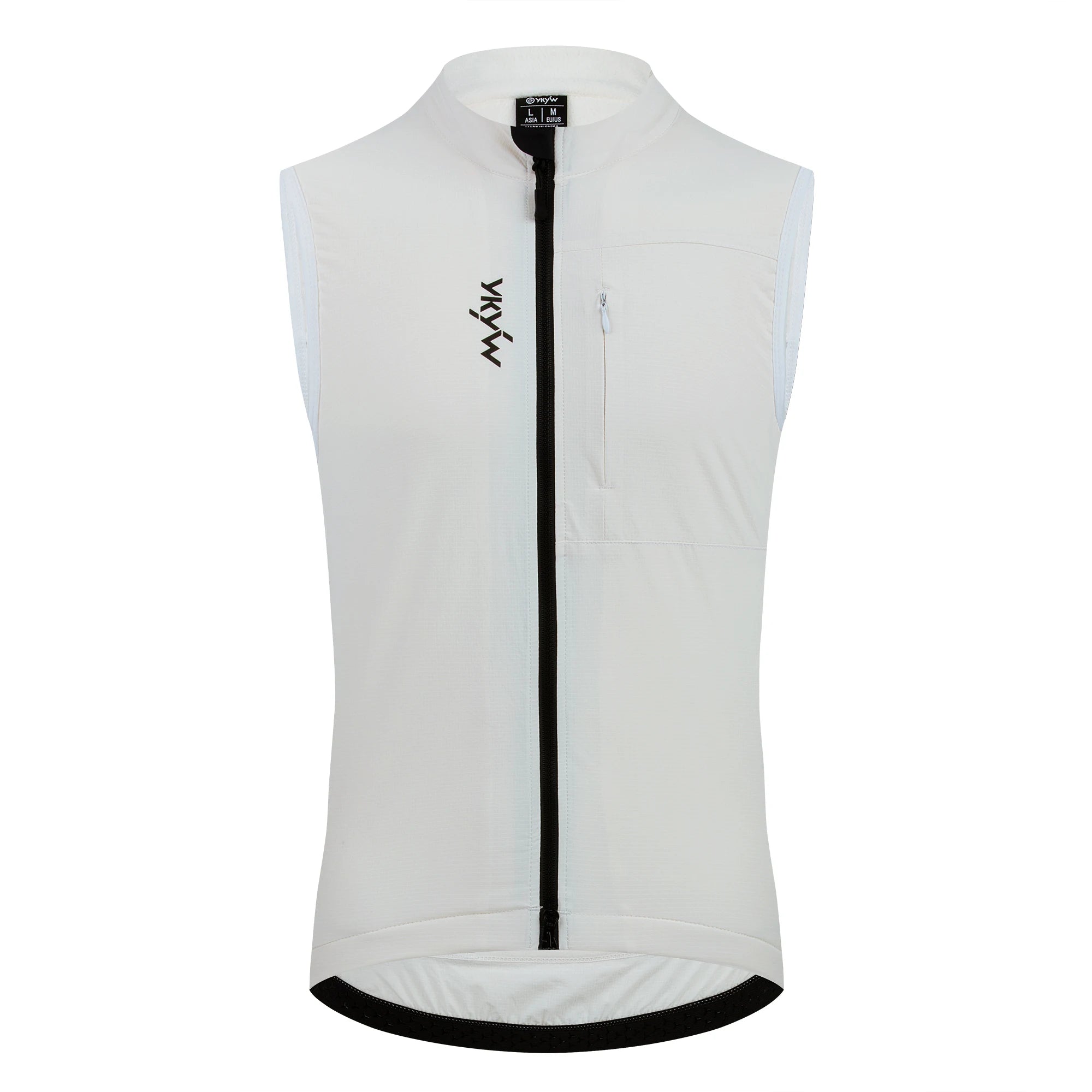 YKYWBIKE Herren Radsport Gelit Thermo-Fleece Fahrrad Windjacke Ärmellose Weste Winddicht Wasserdicht Radfahren