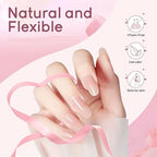 39-teiliges Nagelverlängerungs-Gel-Kit – enthält alle grundlegenden Nagelwerkzeuge, einfach zu bedienen für Anfänger. Einfaches Aufbaugel für Salon-Nägel