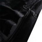 Schwarze Samtweste Jacke für Damen Ärmelloser Blazer Mode 2026 Frühling und Herbst Anzug Tank Top Retro Weste Z2338