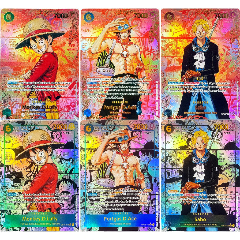 One Piece Roronoa Zoro Serien-Set Championship Treasure Cup Promo Anime Sammlerstücke DIY Replik-Karten Texturkarte