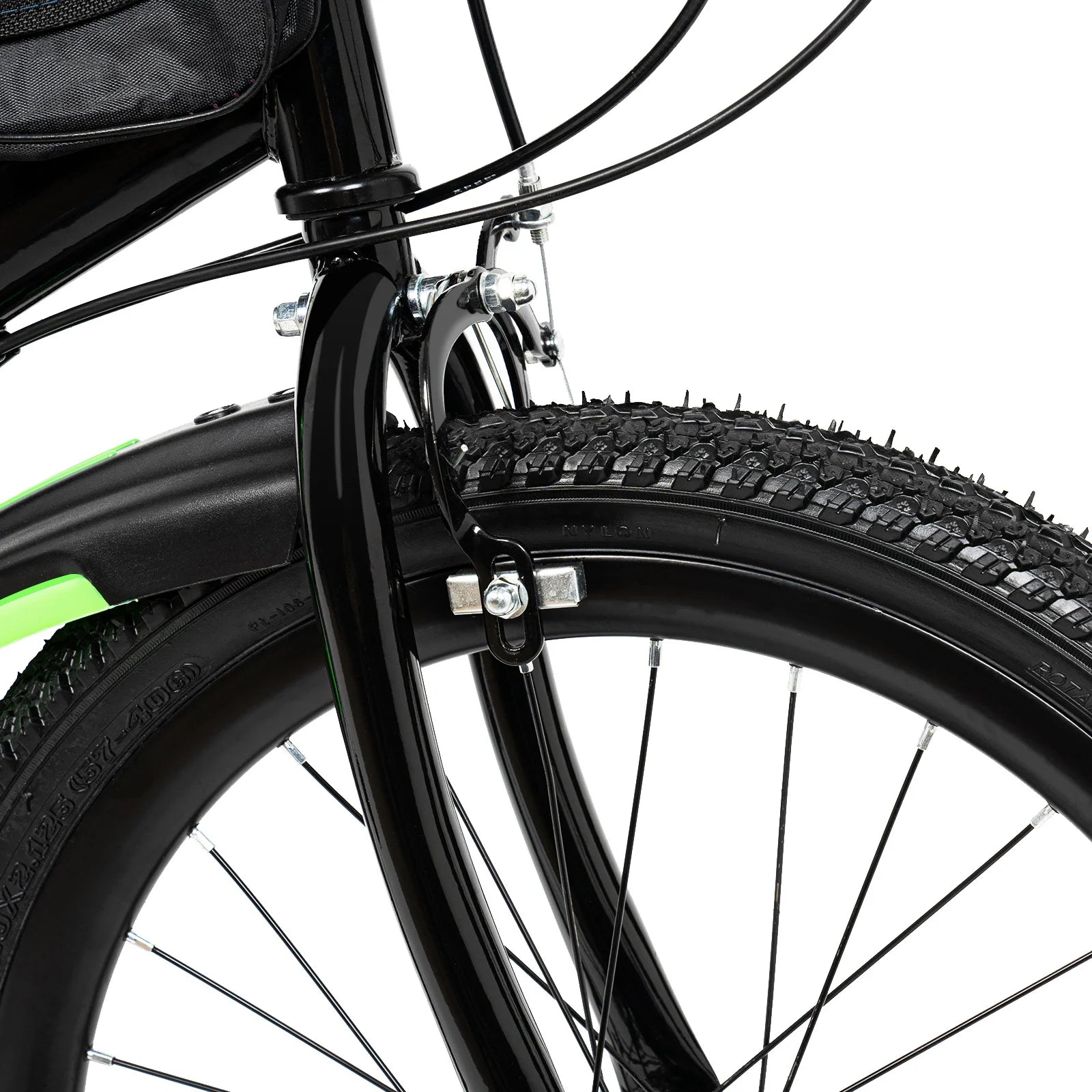 20 Zoll Mountainbike 7 Gänge, Verstellbarer Sattel Kinderfahrrad mit Schutzblechen und Flaschenhalter für Jungen und Mädchen 8-13 Jahre