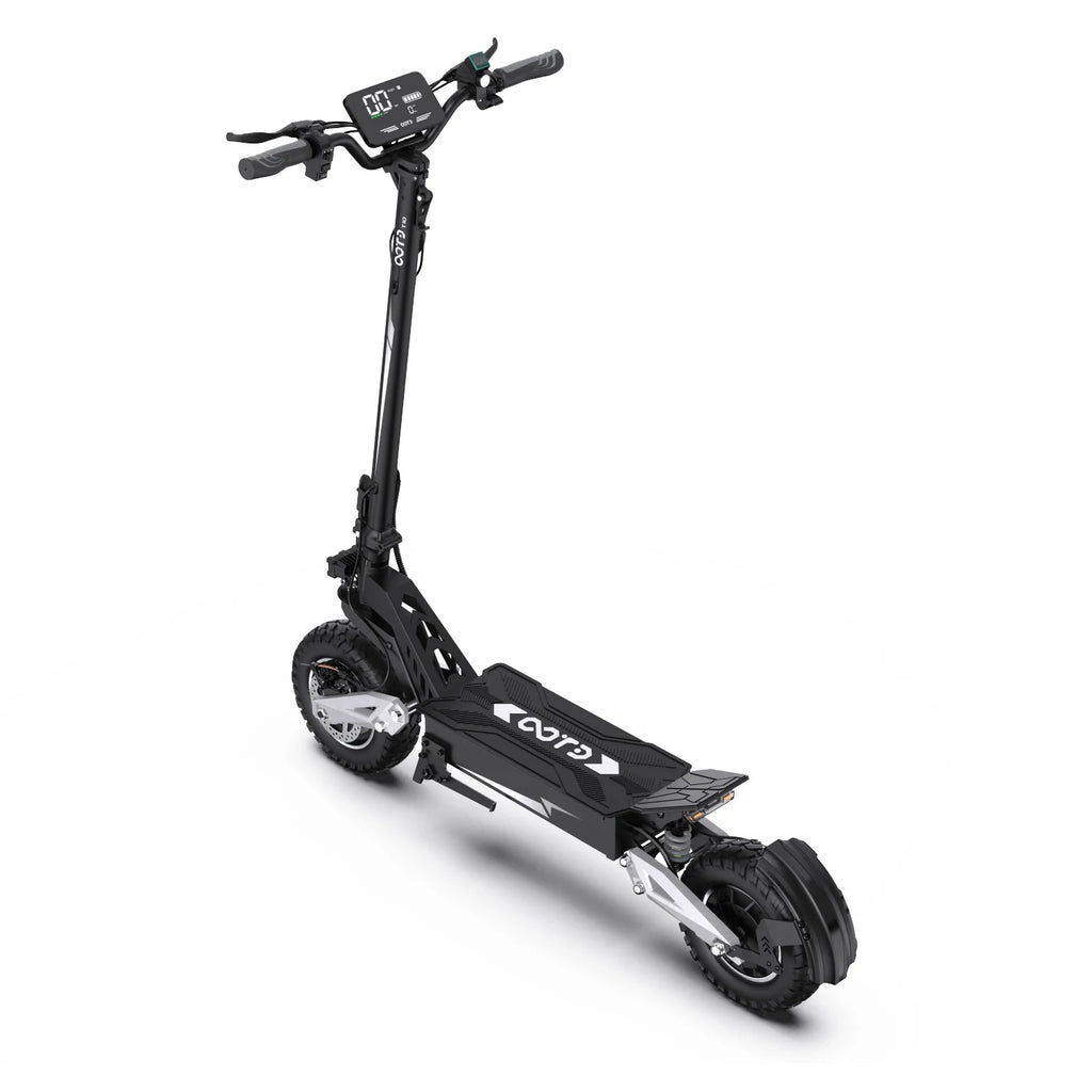 T10 Tragbarer E-Scooter 900W Spitzenleistung 48V 13.5/18 Ah Akku Elektroroller für Erwachsene 11 Zoll Offroad-Reifen Elektroroller