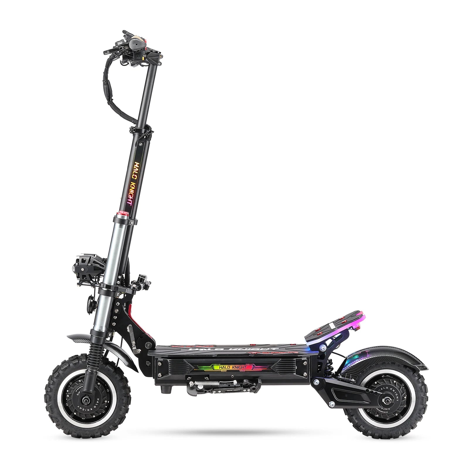 Neuer HALO KNIGHT T107Pro Smart E-Scooter für Erwachsene, großes Display, 60V 38.4Ah Akku, 3000W Dualmotor, 95KM/H Leistungsstarker Elektroroller