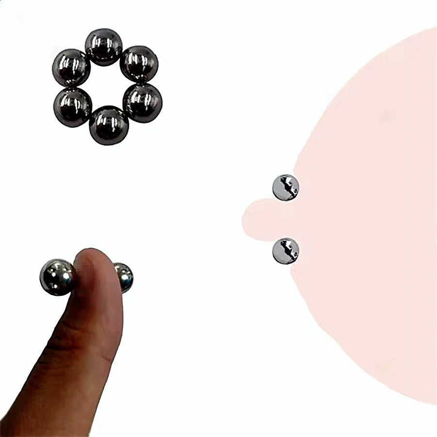 Extrem leistungsstarke magnetische Kugeln, Nippelklemmen, BDSM-Bondage-Stimulator für Klitoris, Schamlippen, Brustwarzen, kreative Fidget-Magnete, Sexspielzeug für Erwachsene