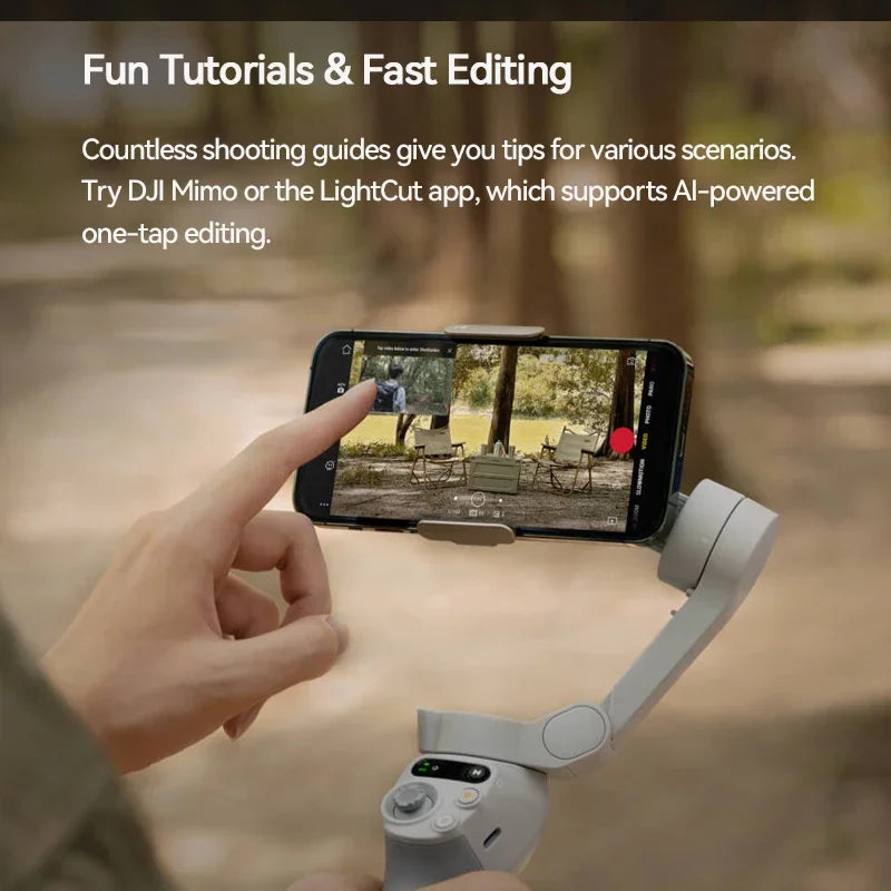 DJI OM s'osmo Mobile SE Handheld Gimbal Active Track Magnetisches Design Schnelles Scrollen DJI Brandneu Original auf Lager