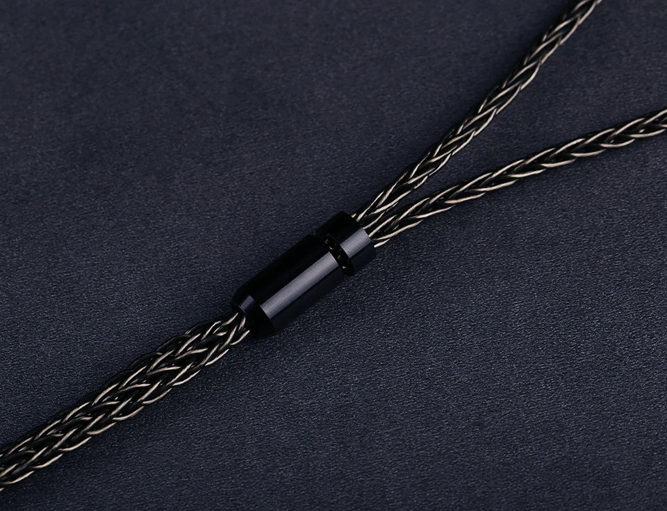 OPENHEART 16-adriges Kopfhörerkabel 1 zu 2 Klinken dual 3.5/2.5/4.4mm/XLR symmetrisches Kabel für HIFIMAN DENON Ersatzkabel 2m 3m