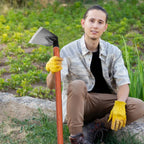 Gartenhacke Manganstahl Gartenhacke zum Jäten Hochleistungs-Handwerkzeuge Ersatzteile Grabkultivator zum Lockern von Land