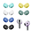 3 Pair Silicone Eartips For Apple AirPods 4 Replacement Ultra Thin Rubber Earbuds Ear Tips For Airpod 4 Anti-Slip Earphone Cover