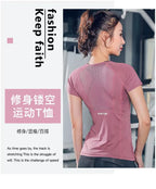 Damen-Sportbekleidung für Fitness, Laufen, Joggen, nahtloses Langarm-Sportshirt für Damen, Yoga-Top, weibliche Workout-Oberteile, T-Shirt