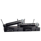 SLXD Mikrofon 500/600/800MHz Drahtloses Mikrofonsystem 4-Pin Headset KSM8/Beta58 Professionelles Audio-Equipment für Bühne Karaoke