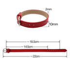 20 Stück 10 mm Armband aus echtem Leder für Damen, Schiebebuchstaben-Anhänger, Armband zur Schmuckherstellung, DIY, Haustierhalsband, Schlüsselband