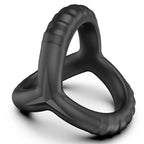 Schwarzer Silikon-Hodenring Verzögerung der Ejakulation Sperma-Sperrring Wiederverwendbarer Hodenring Männer-Penisring Sexspielzeug für Paare Sexshop