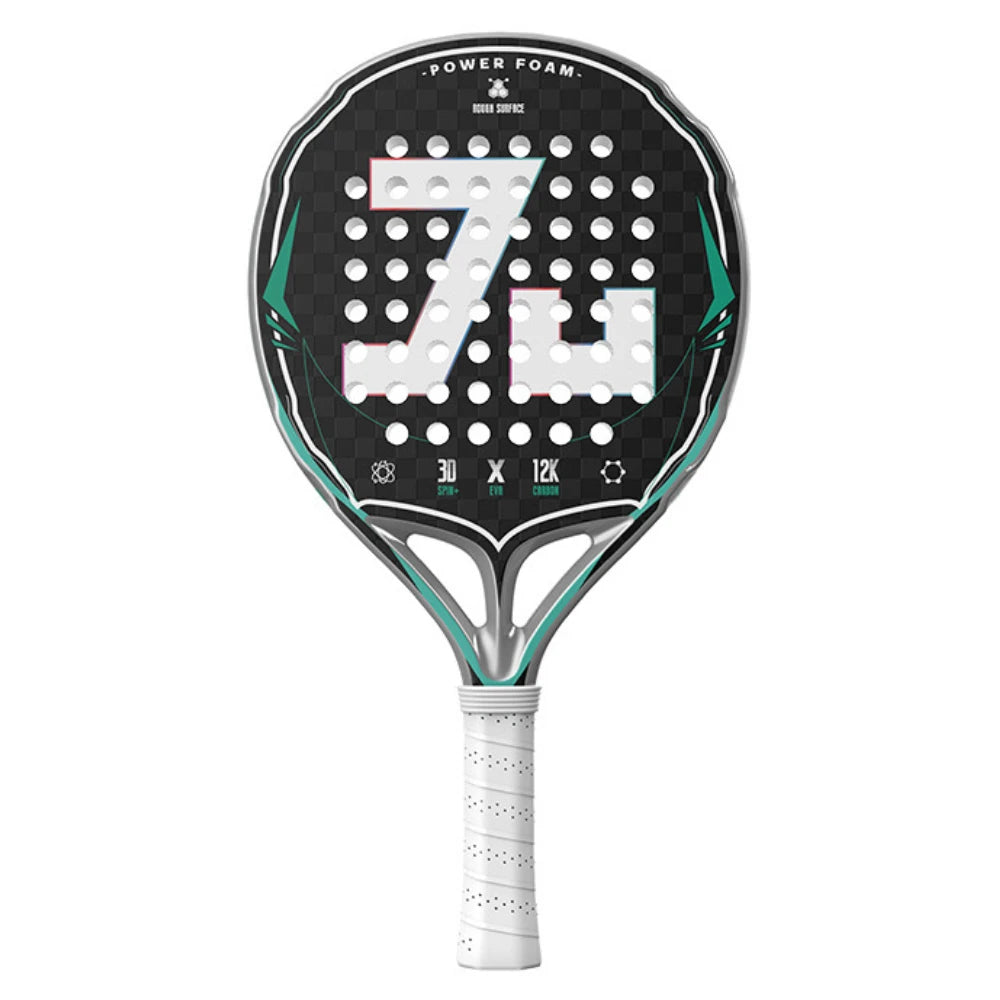 2025 Padel-Tennisschläger 12K Carbonfaser EVA Memory für Anfänger Hohe Qualität Balance Padel Schläger Runde Form Padel-Schläger